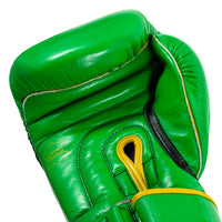 variant:Green/Black::WBC by TITLE Boxing Bag Gloves hand view