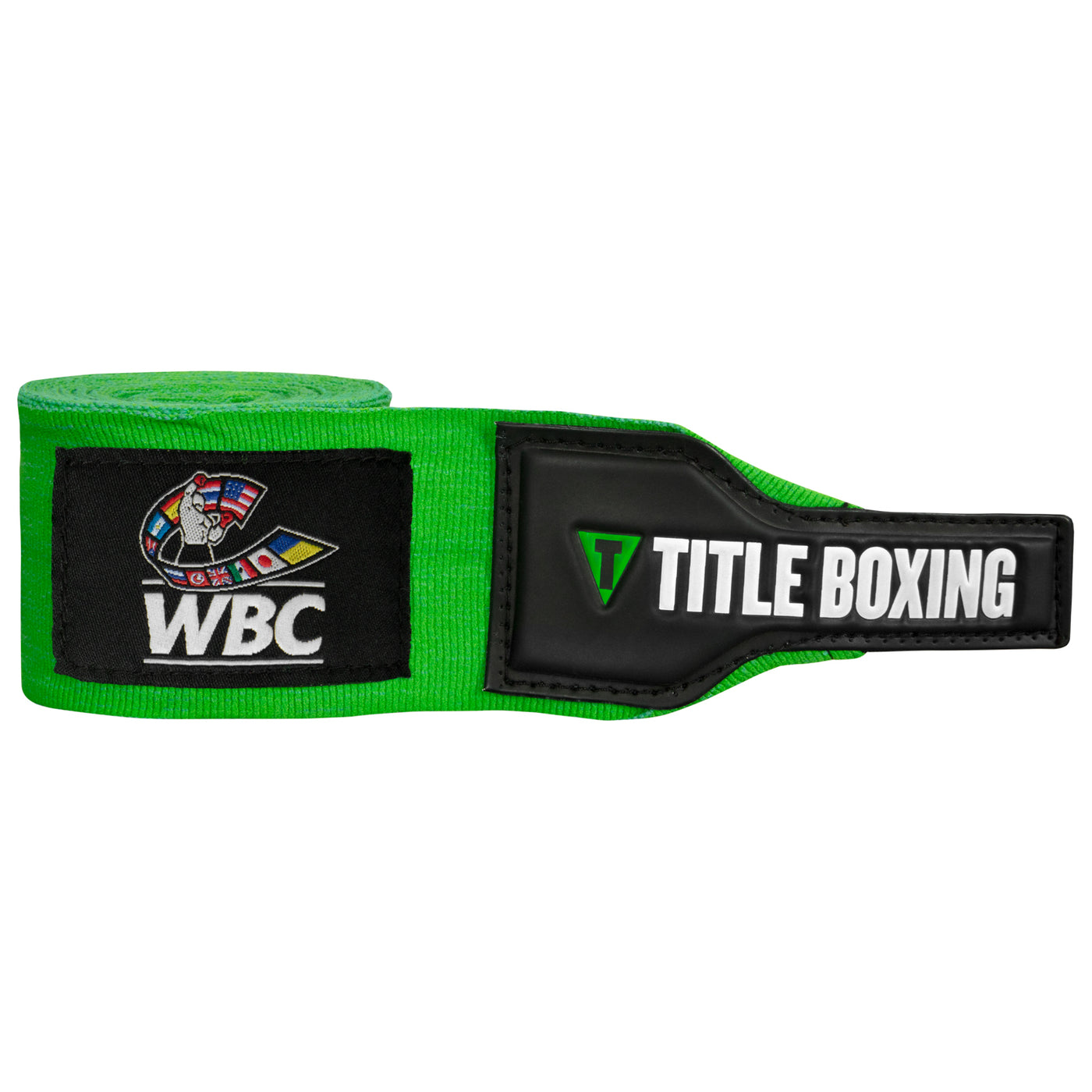 variant:Green/Black::WBC by TITLE Boxing Hand Wraps