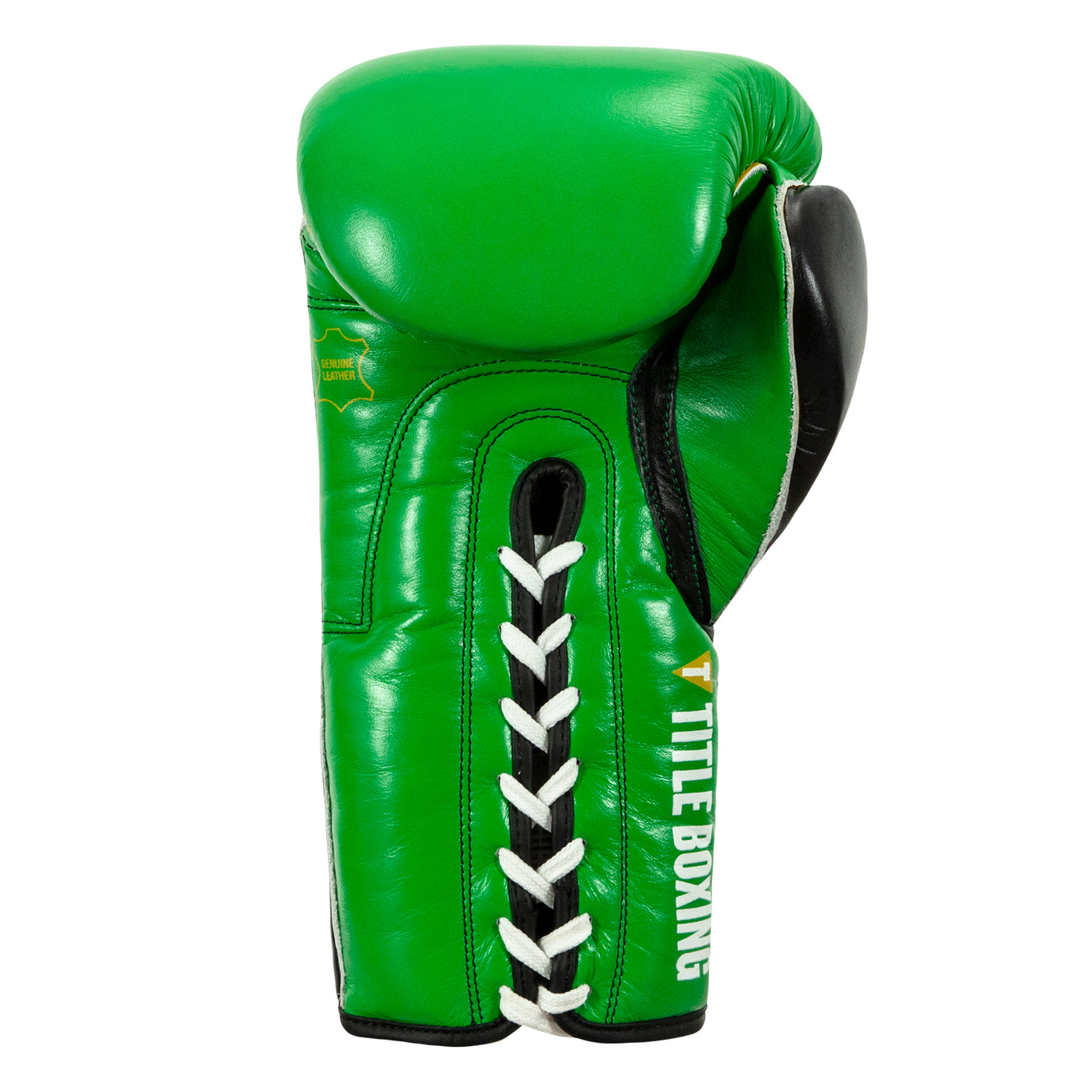 variant:Green/Black::WBC by TITLE Boxing Sparring Gloves back view