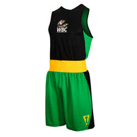 color:black/green::WBC by TITLE Boxing Amateur Competition Outfit main view
