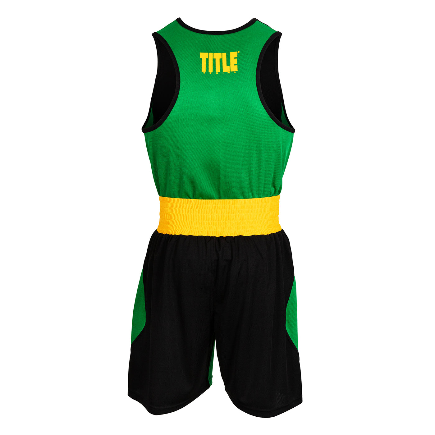 variant:green/black::WBC by TITLE Boxing Amateur Competition Outfit main view