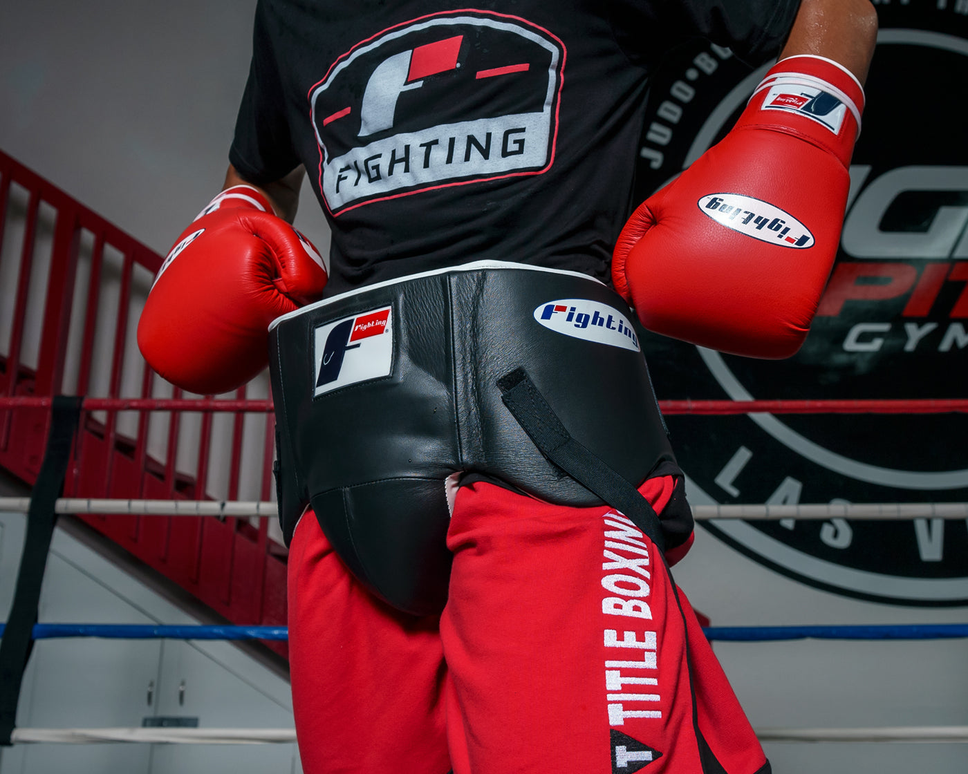 variant:Black::Fighting Pro Protective Cup man modeling cup
