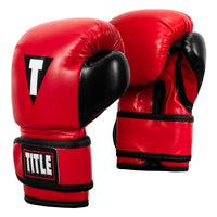 variant:Red/Black::TITLE Boxing Youth Bag Gloves alternate view