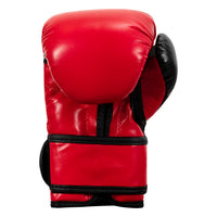 variant:Red/Black::TITLE Boxing Youth Bag Gloves back view