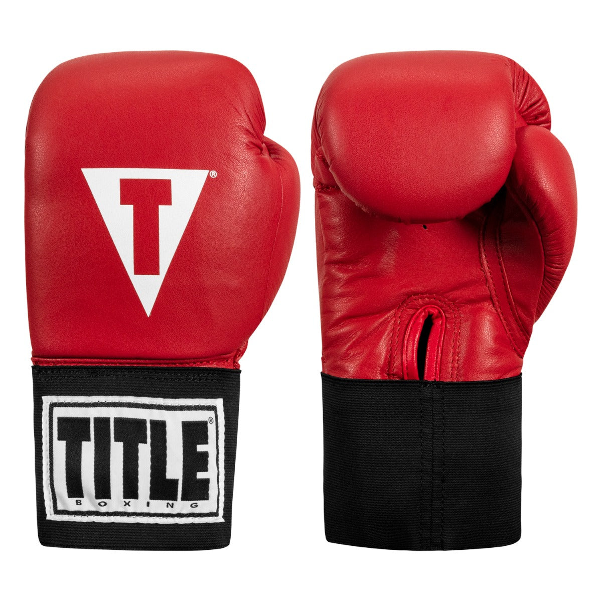 color:red::TITLE Boxing USA Boxing Competition Gloves - Elastic main view
