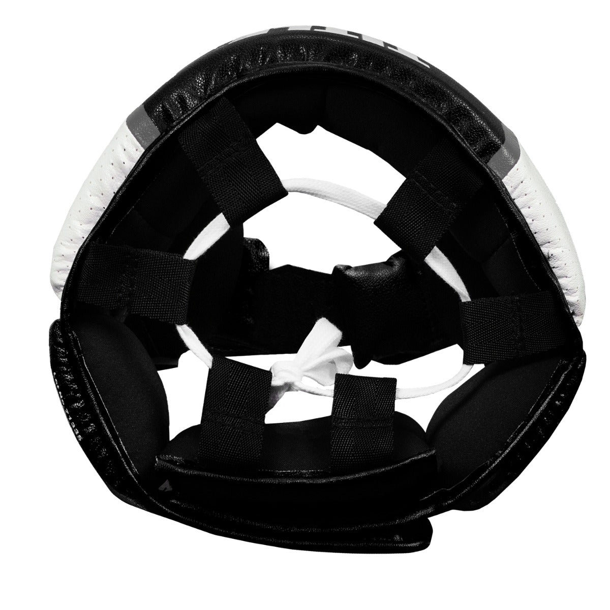 variant:black::TITLE Boxing Aerovent Elite USA Boxing Competition Headgear – Open Face top view