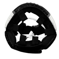 variant:black::TITLE Boxing Aerovent Elite USA Boxing Competition Headgear – Open Face top view
