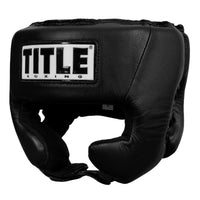 color:black::TITLE Boxing USA Boxing Competition Headgear - With Cheeks main view