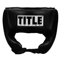 variant:black::TITLE Boxing USA Boxing Competition Headgear - With Cheeks front view