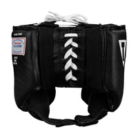 variant:black::TITLE Boxing USA Boxing Competition Headgear - With Cheeks back view