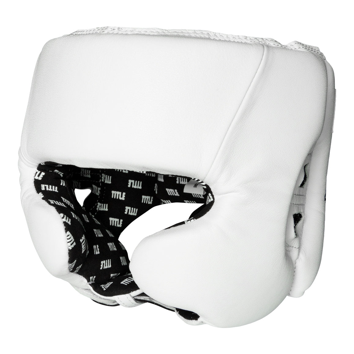 color:blank white::TITLE Boxing USA Boxing Competition Headgear - With Cheeks main view