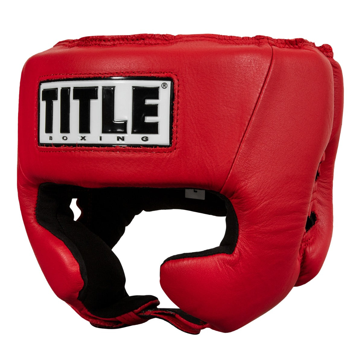 color:red::TITLE Boxing USA Boxing Competition Headgear - With Cheeks main view