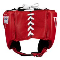 variant:red::TITLE Boxing USA Boxing Competition Headgear - Open Face back view