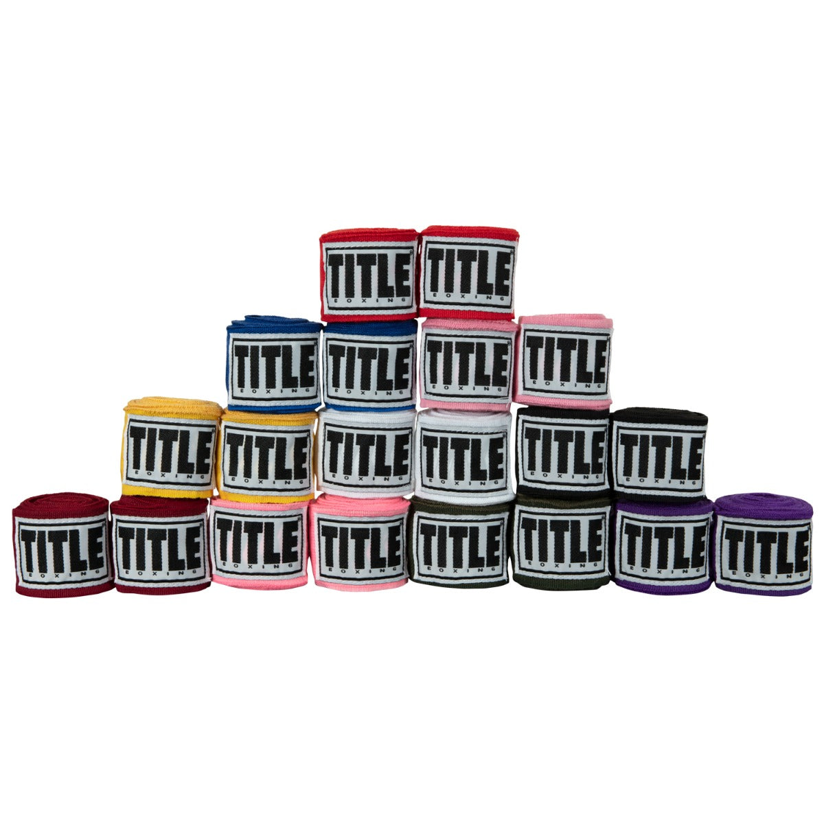 variant:lifestyle::TITLE Boxing Advanced Semi-Elastic Assorted Hand Wraps (10 Pair)