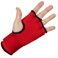 variant:red/black::TITLE Boxing Attack Nitro Speed Wraps 2.0 palm view