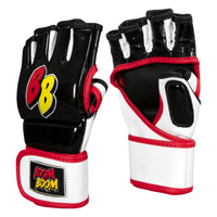variant:Black/White/Red::BOOM BOOM Boxing Bomber Youth MMA Gloves