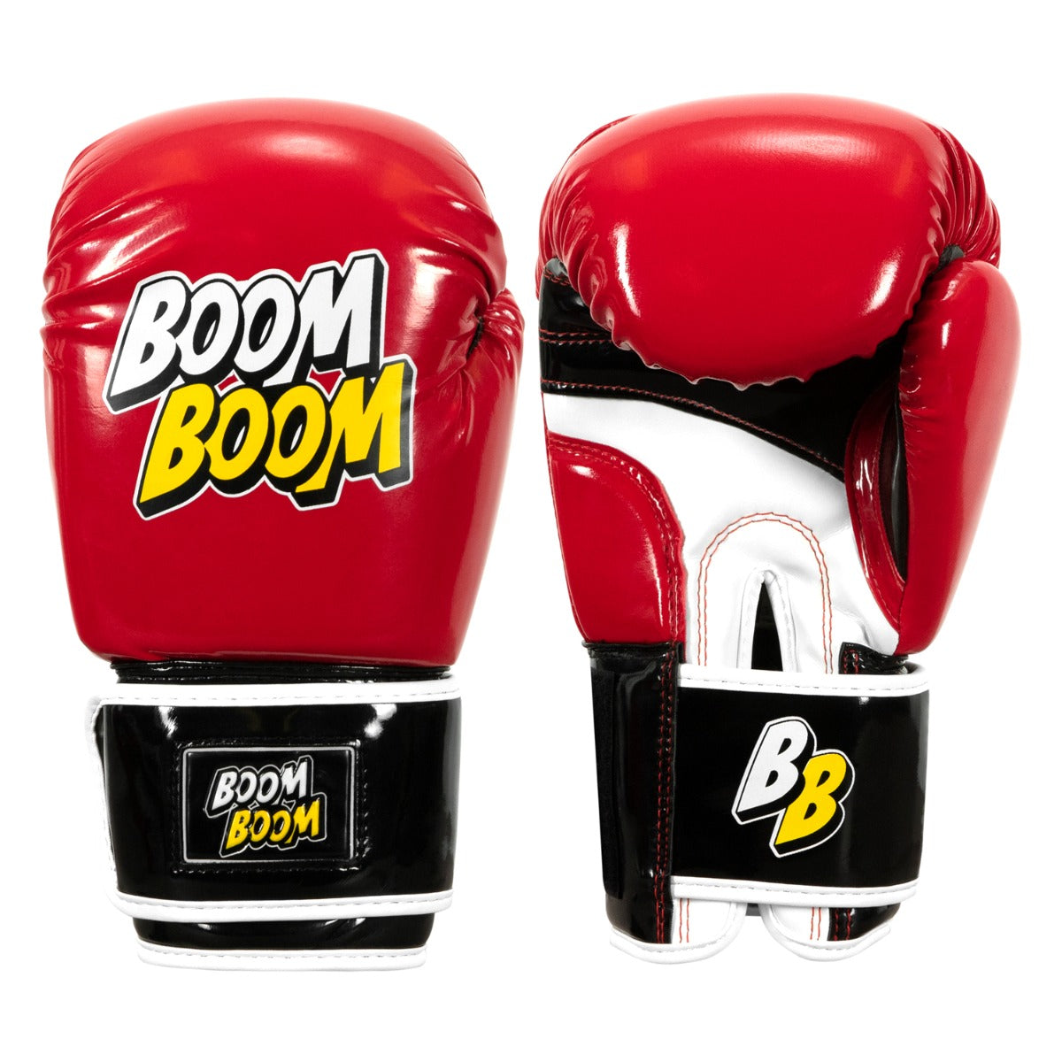 color:Red/Black::BOOM BOOM Boxing Striker Youth Boxing Gloves