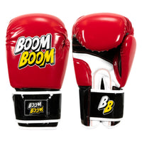 color:Red/Black::BOOM BOOM Boxing Striker Youth Boxing Gloves