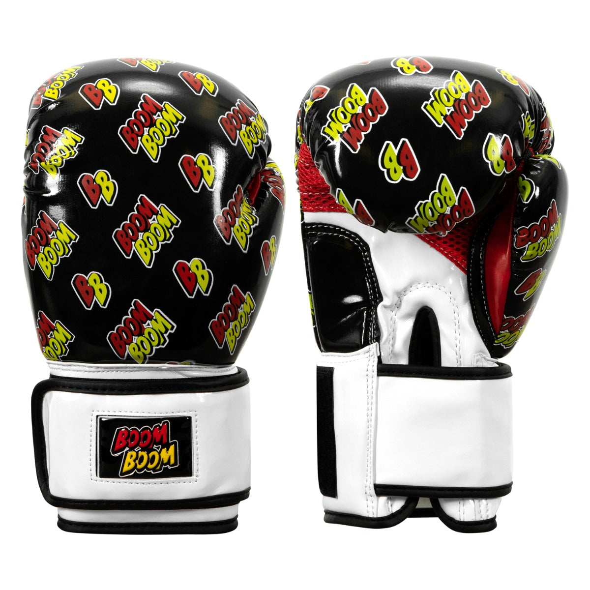 color:Black/White::BOOM BOOM Boxing Striker Youth Boxing Gloves 3.0