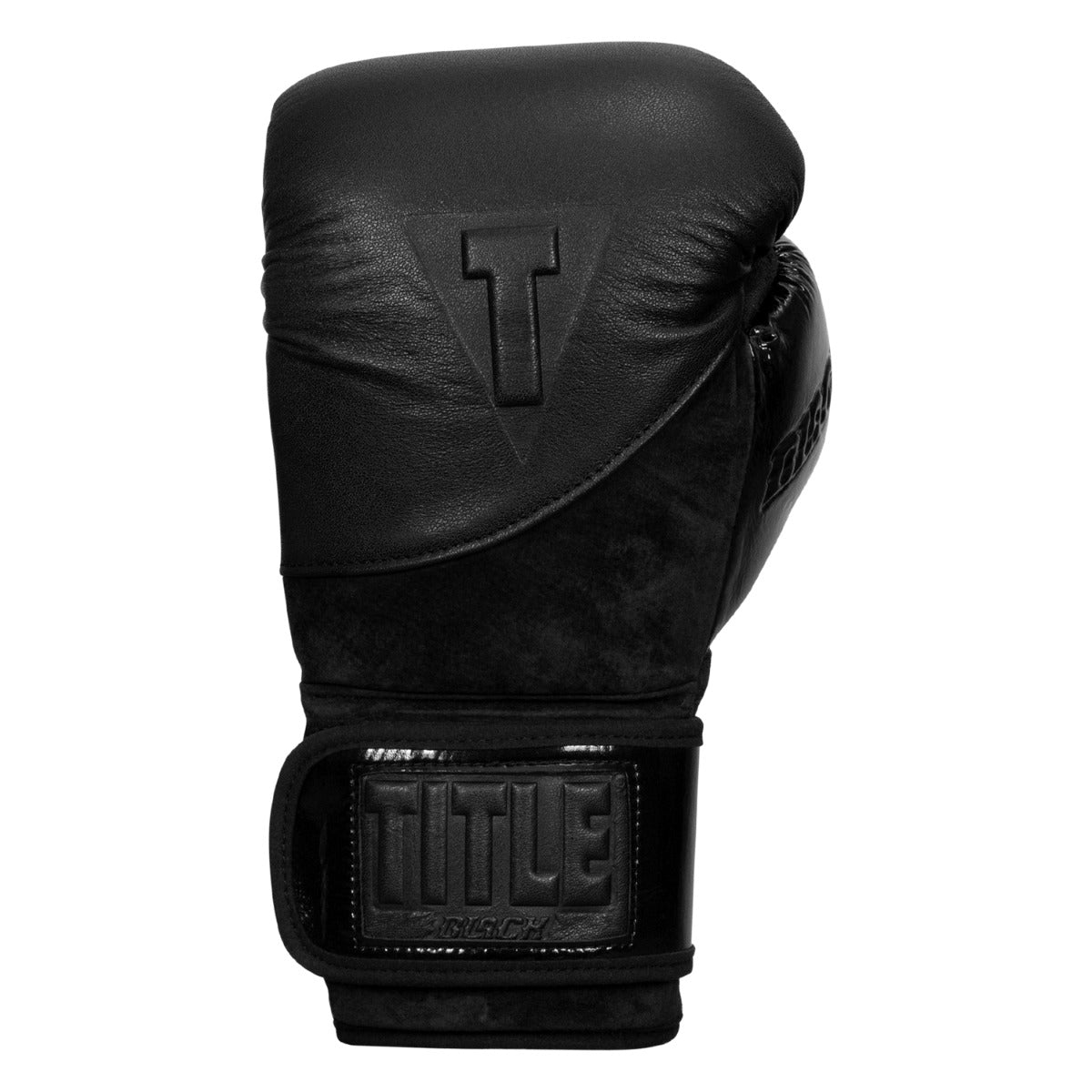 variant:lifestyle::TITLE Black Blitz Sparring Gloves frontview
