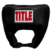 variant:black::TITLE Classic USA Boxing Competition Headgear – Open Face front view