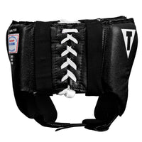 variant:black::TITLE Classic USA Boxing Competition Headgear – Open Face back view