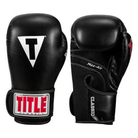 variant:lifestyle::TITLE Classic Black Max Boxing Gloves main view