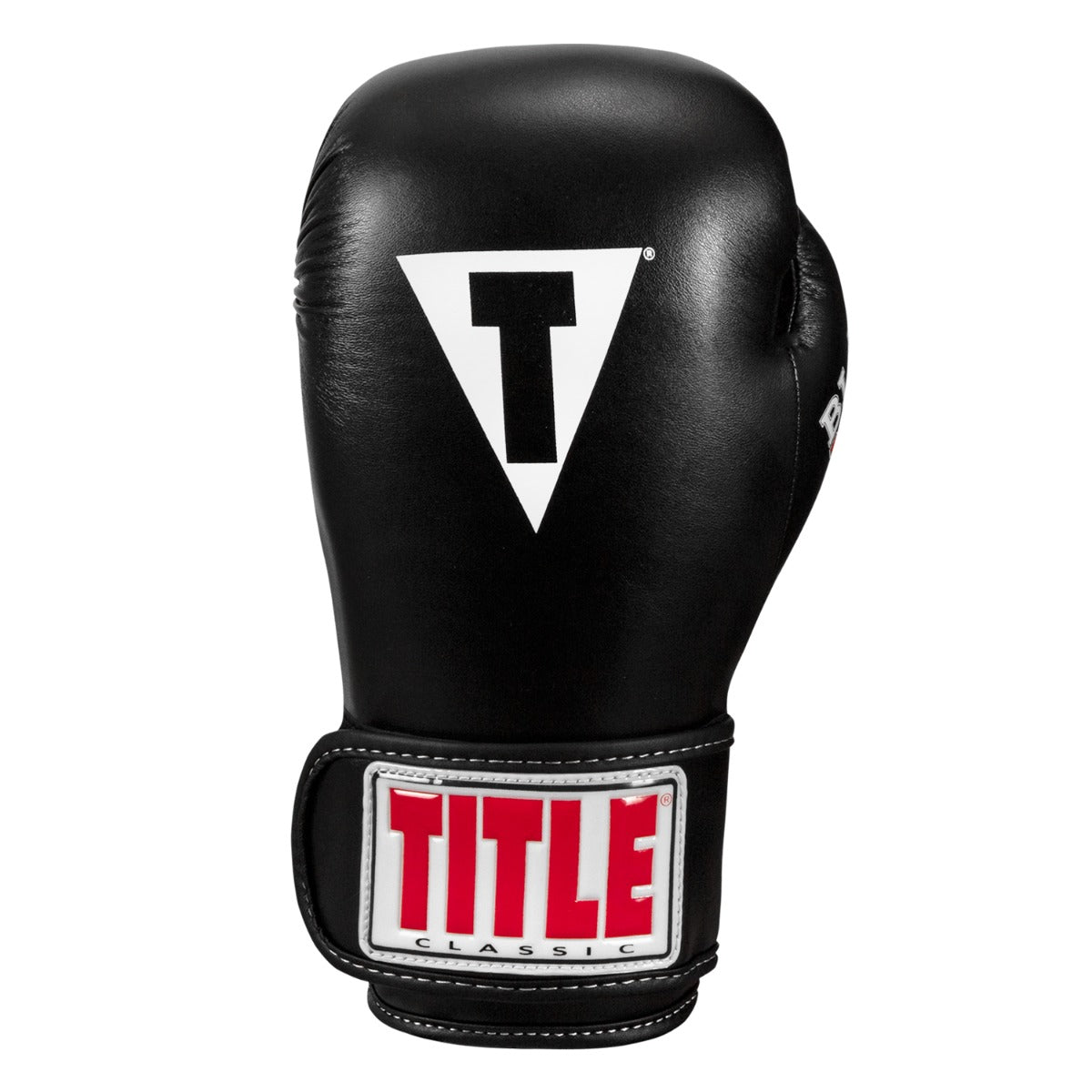 variant:lifestyle::TITLE Classic Black Max Boxing Gloves main view front view