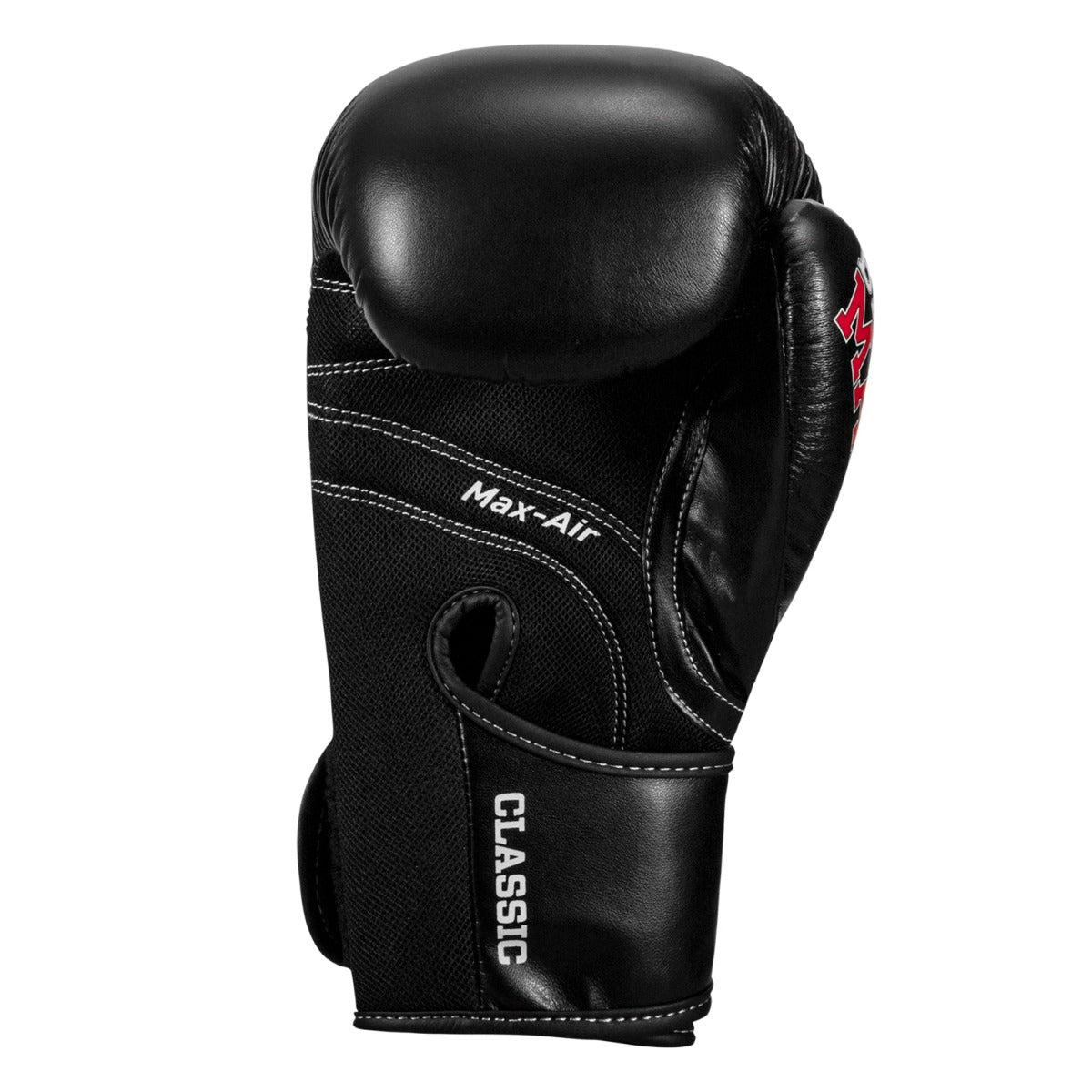 variant:lifestyle::TITLE Classic Black Max Boxing Gloves main view back view