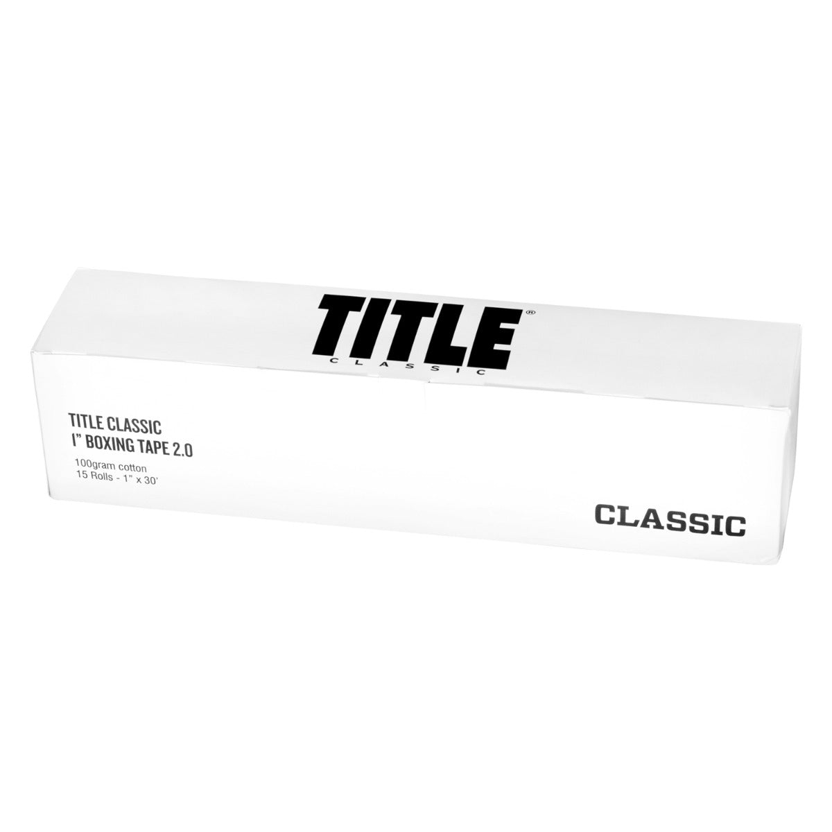 variant:lifestyle::TITLE Classic 1-inch Boxing Tape 2.0 (15 Rolls) box with the tape in it