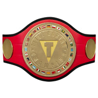 color:red::TITLE Boxing World Boxing Champion Title Belt front view