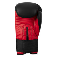 variant:black/red::TITLE Classic Fitness Boxing Gloves palm view