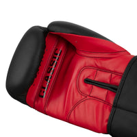 variant:black/red::TITLE Classic Fitness Boxing Gloves hand view