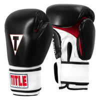 variant:black/white/red::TITLE Classic Leather Super Bag Gloves 2.0 side view