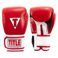 color:red/white/black::TITLE Classic Leather Super Bag Gloves 2.0 main view
