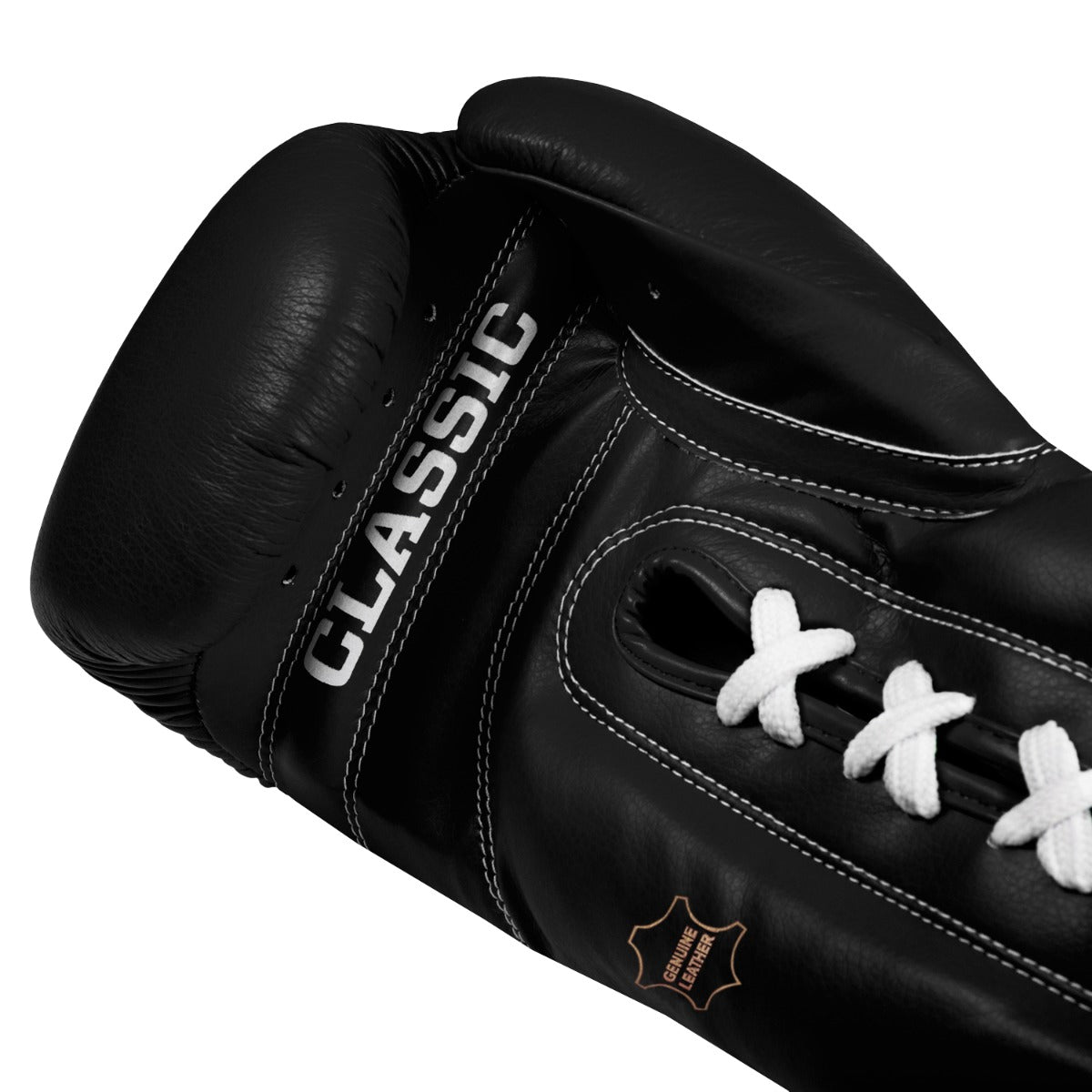 variant:black::TITLE Classic Leather Lace Training Gloves 2.0 palm view