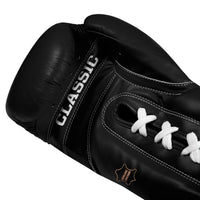 variant:black::TITLE Classic Leather Lace Training Gloves 2.0 palm view