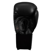 variant:black::TITLE Classic Leather Elastic Training Gloves back view