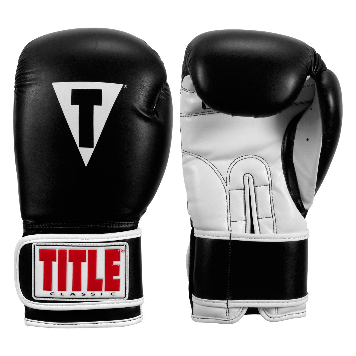color:black/white::TITLE Classic Pro Style Training Gloves 3.0 main view
