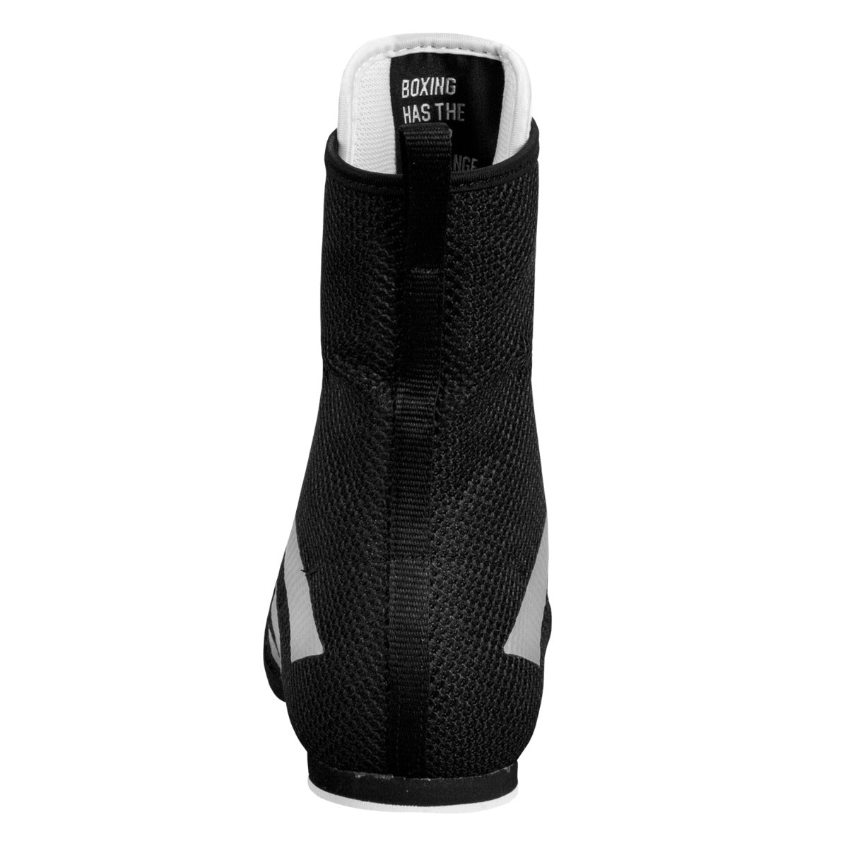 variant:Black/Silver::Adidas Box Hog 3 Boxing Shoes back view