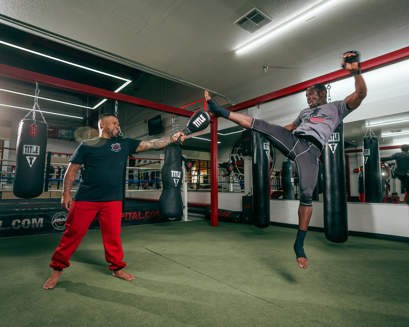 variant:lifestyle::TITLE Boxing Duo Target Training Paddle