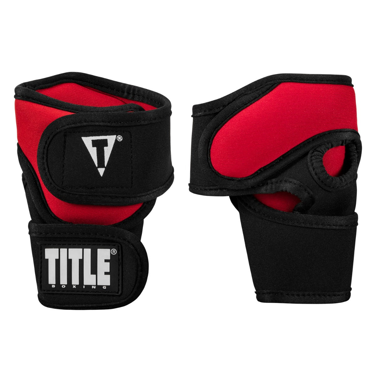 color:Red/Black::TITLE boxing Deluxe Weighted Gloves 2.0 main view