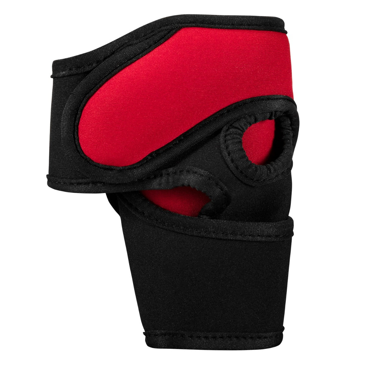 variant:Red/Black::TITLE boxing Deluxe Weighted Gloves 2.0 back view