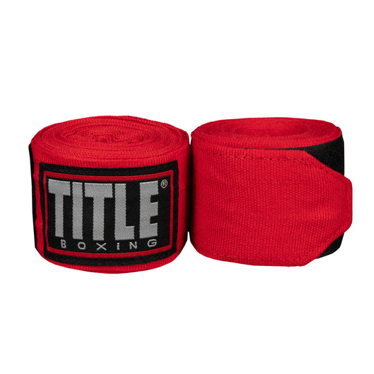 TITLE Boxing Fight Back Semi-Elastic Hand Wraps