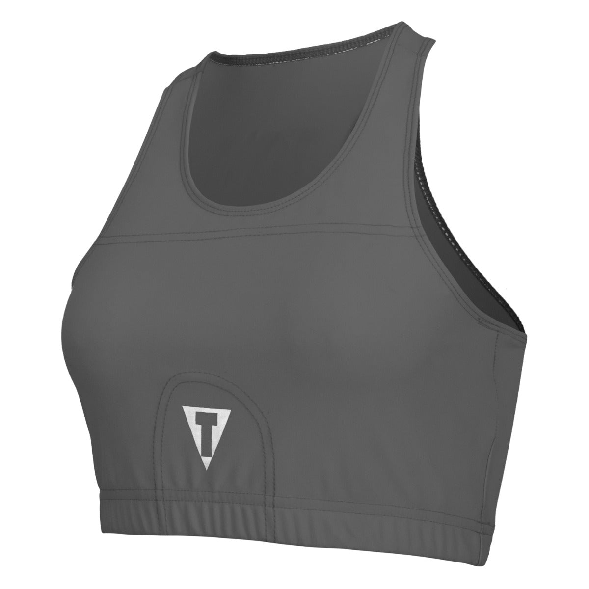 color:Grey::TITLE Boxing Pro Compression Ascent Sports Bra main view