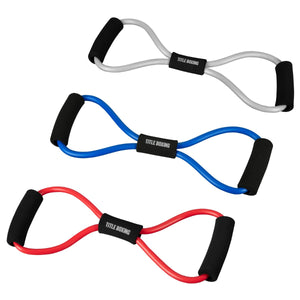 TB FIGURE EIGHT ELLIPTICAL RESISTANCE BANDS SET