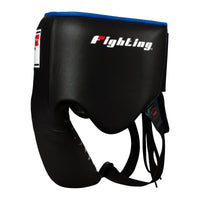 variant:black::Fighting Leather No Foul Protector side view