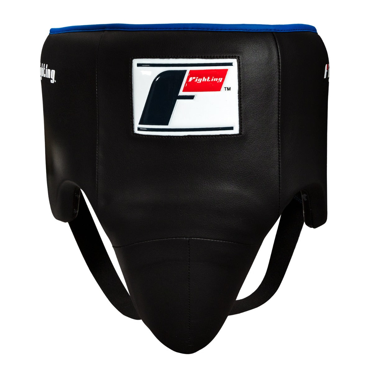 variant:black::Fighting Leather No Foul Protector front view