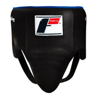 variant:black::Fighting Leather No Foul Protector front view