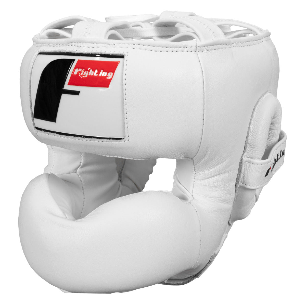 color:white::Fighting No Contact Headgear main view